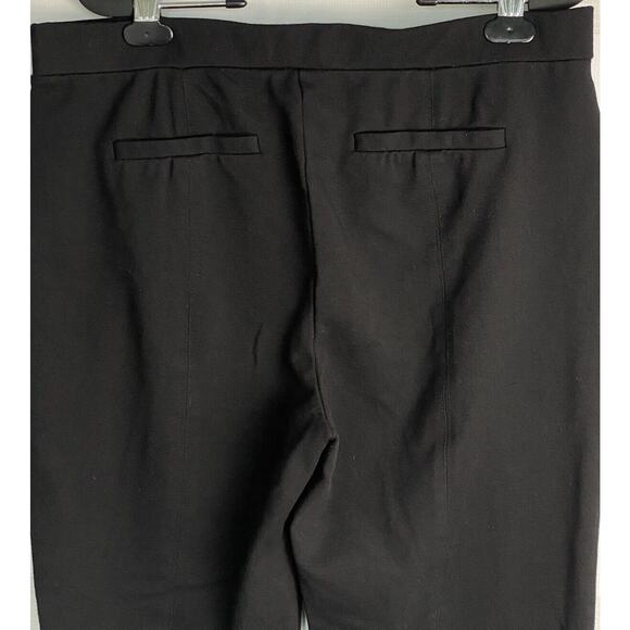 Caffe Marrakesh Black Trousers Pocketed Flat Front Dress Pants Size Large - Picture 7 of 7
